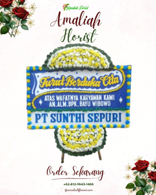 Papan Bunga Duka di Kuwarasan