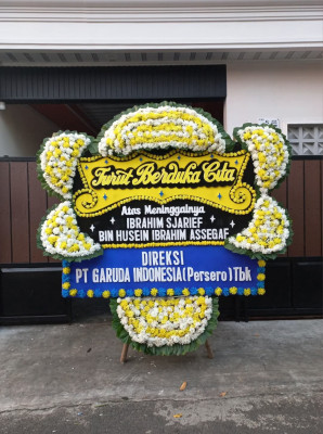 Papan Bunga Duka di Kuwarasan